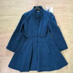 earth music&ecology ダークブルー ロングコート S