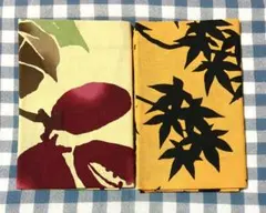 【新品】かまわぬ　手ぬぐい　秋柄2枚セットのサムネイル