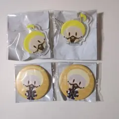 刀剣乱舞 宴奏会 缶バッジ アクリルクリップ 鳴狐 4点