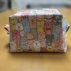 《ハンドメイド》台形ポーチ