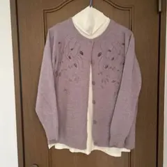 花柄 カーディガン