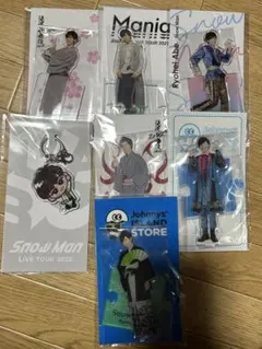 SnowMan アクスタ 阿部亮平 缶バッジ すのチル アクリルキーホルダー