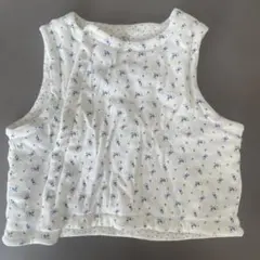 Petit Bateau 花柄ベビーベスト 6m 67センチ