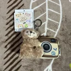 ダッフィーカメラ型キーホルダー