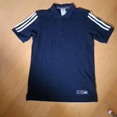 adidas ポロシャツ ネイビー 3ストライプのサムネイル