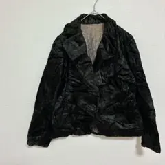 美品ユキトリイ インターナショナル 総プリーツジャケット 
