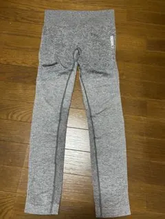 ジムシャーク フィットネス用グレーレギンス