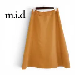 m.i.d. フレアスカート 38 キャメルブラウン 通勤 オフィス 学校行事のサムネイル