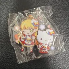 ひみつのアイプリ　サンリオ　アクリルキーホルダー　じゅりあ×ハローキティ　未開封