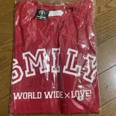 大塚愛　SMILY Tシャツ　赤　ライブ ロック　ピチT チビT スマイリー