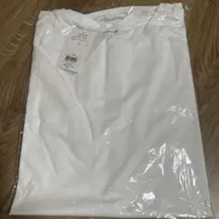 ラウンドヘム 長袖 白