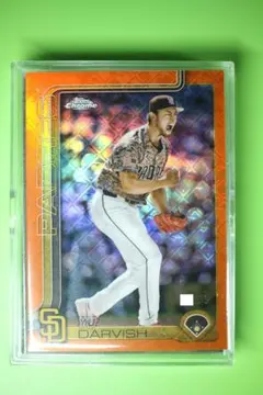 ダルビッシュ有 25シリ 2025 topps LOGOFRACTOR オレンジ