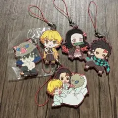 鬼滅の刃　ラバーストラップ5点セット