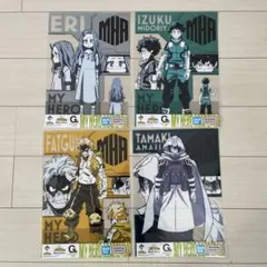 ヒロアカ 一番くじG賞　クリアポスター4種　⭐︎まとめ売り⭐︎