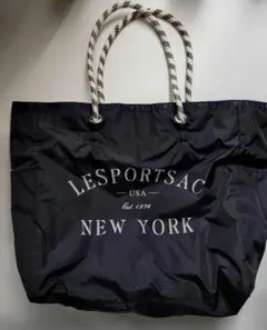 未使用品　Le Sportsac トートバッグ ネイビーリバーシブル