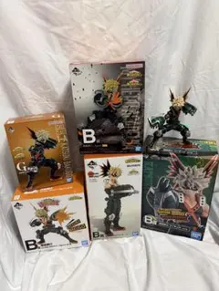 僕のヒーローアカデミア 爆豪勝己 1番くじフィギュア6体セットのサムネイル