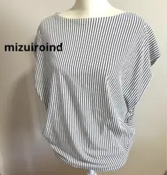 mizuiroind レディース カットソー ストライプ 白黒 M