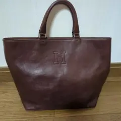 専用 HIROFU ヒロフ レザー トートバッグ ブラウンのサムネイル