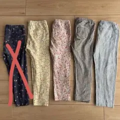 ユニクロ　レギンス　4本セット　100センチ