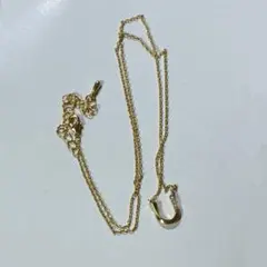 ネックレス 馬蹄 ホースシュー ゴールド系