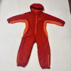 美品★ mont-bell 子供用スキーウェア 120オレンジ