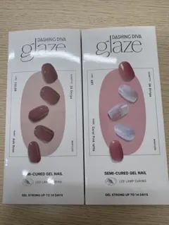 DASHING DIVA glaze セミキュアジェルネイル 2色セット