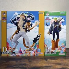 【未開封】一番くじ ワンピース未来島エッグヘッド ロブ・ルッチ＆ロロノア・ゾロ