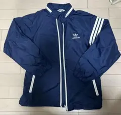 adidas Originals デサント製 ナイロン セットアップ デッドストック【 adidas 】90sナイロンジャケット（フード付