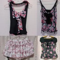 ROMWE　まとめ売り　4着　花柄⋆·˚