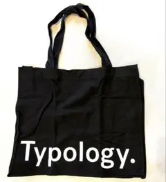 Typology. トートバッグ ブラック