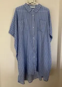 chocol raffine robe ストライプ 半袖シャツのサムネイル