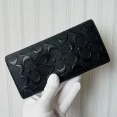 COACH コーチ 長財布 黒