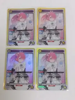 ユニオンアリーナ リゼロ「レム」《019》SR（スーパーレア）4枚セット