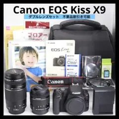 ✨ Canon EOS kiss x9 一眼レフ スマホ転送 ダブルレンズセット - メルカリ