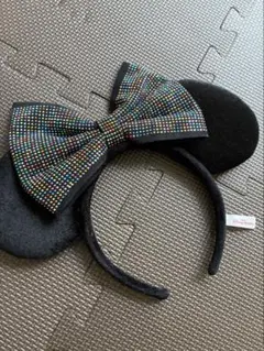 【美品】ディズニー　カチューシャ　ミニー　キラキラ　ラメ