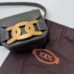 TOD′S トッズ クロスボディバッグKATE モスグリーン ショルダーバッグ トッズ/ショルダーバッグ/ケイト レザー クロスボディ バッグ ミニ/黒