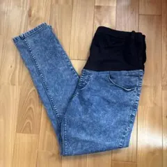 マタニティデニムパンツ スキニー