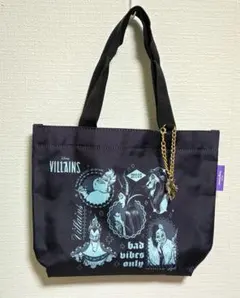 ディズニー ヴィランズ トートバッグ チャーム付き　銀座コージーコーナー