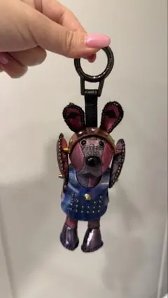 MCM ラビット バッグチャーム キーホルダー