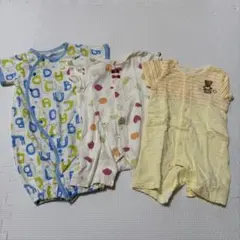 半袖　ロンパース　ツーウェイオール　３点セット