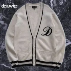Drawer ドゥロワー ニット カーディガン カシミヤ オフホワイト DRAWER（ドゥロワー）中古・古着オンライン通販 | Kindal（カインドオル)