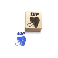 H1471.消しゴムはんこ(スタンプ)きのこ 1UP