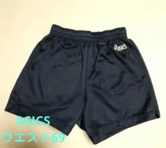 asics ネイビー　O サイズ　バレーボールパンツ　ウエスト69㎝のサムネイル