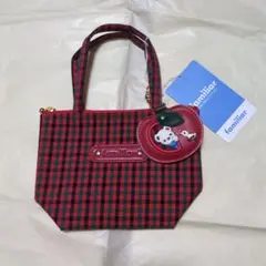 c*.様 新品♥　familiar 　ミニミニトート　ファミリアチェック