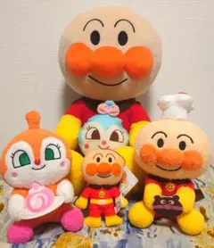 アンパンマン　ぬいぐるみ　セット