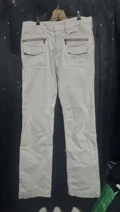 archive White gimmick pants grunge y2k