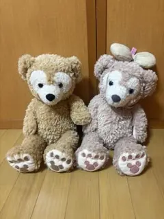ダッフィ&シェリーメイ パペットぬいぐるみ ディズニーシー 2体セット