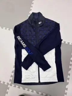 BEAMS GOLF ネイビー ハイブリッドダウンジャケット　サイズL