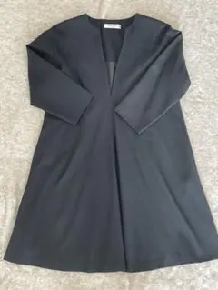 ADORE　スキッパー膝丈ワンピース　ブラック　36