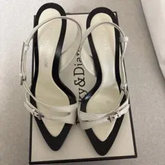 Pinky&Dianne ホワイトストラップサンダル